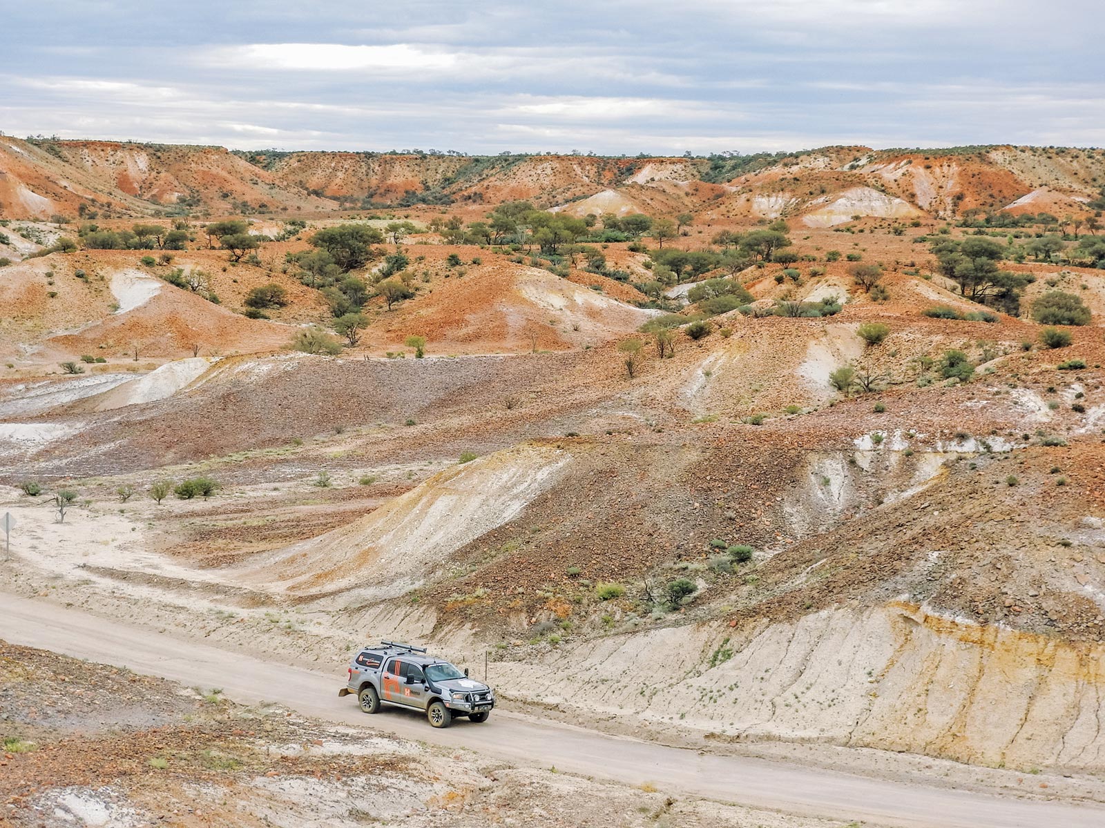 Oodnadatta Track Painted Desert from Mt Batterbee Lookout