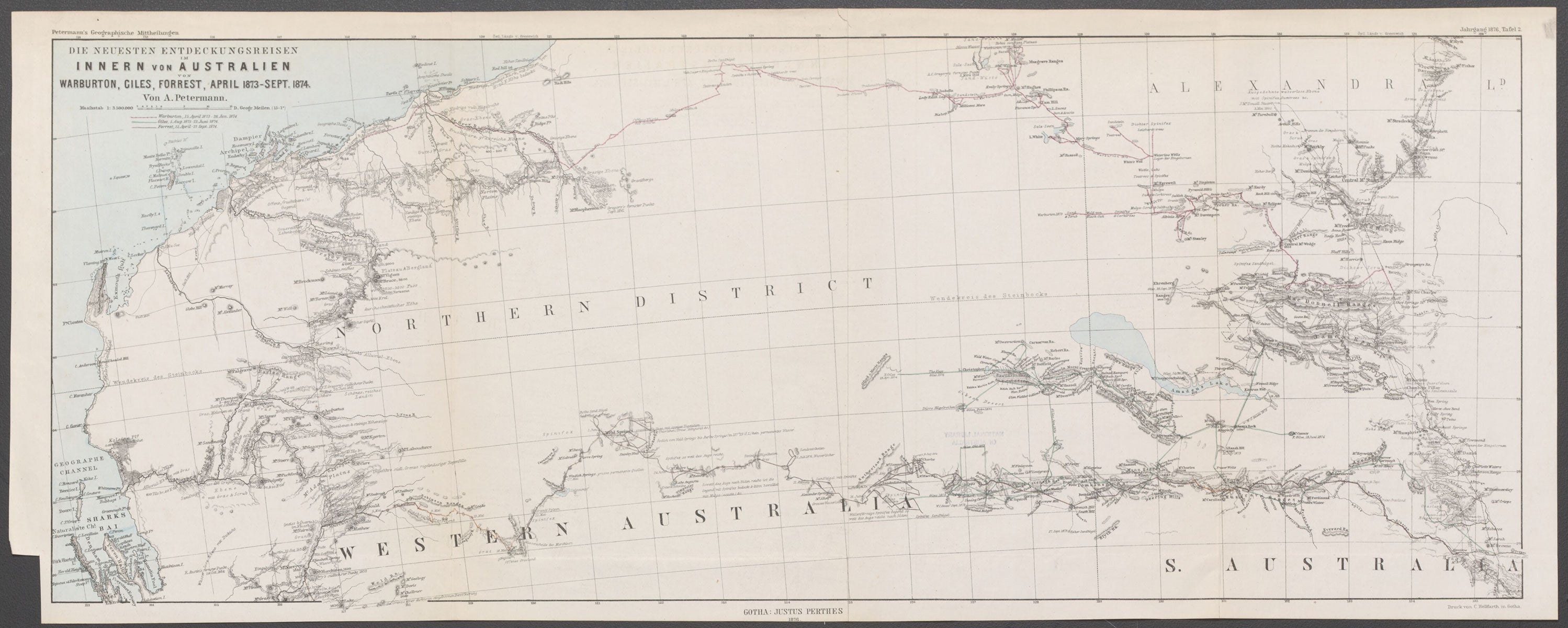 PETERMANN 1876 – The Latest Voyages of Discovery