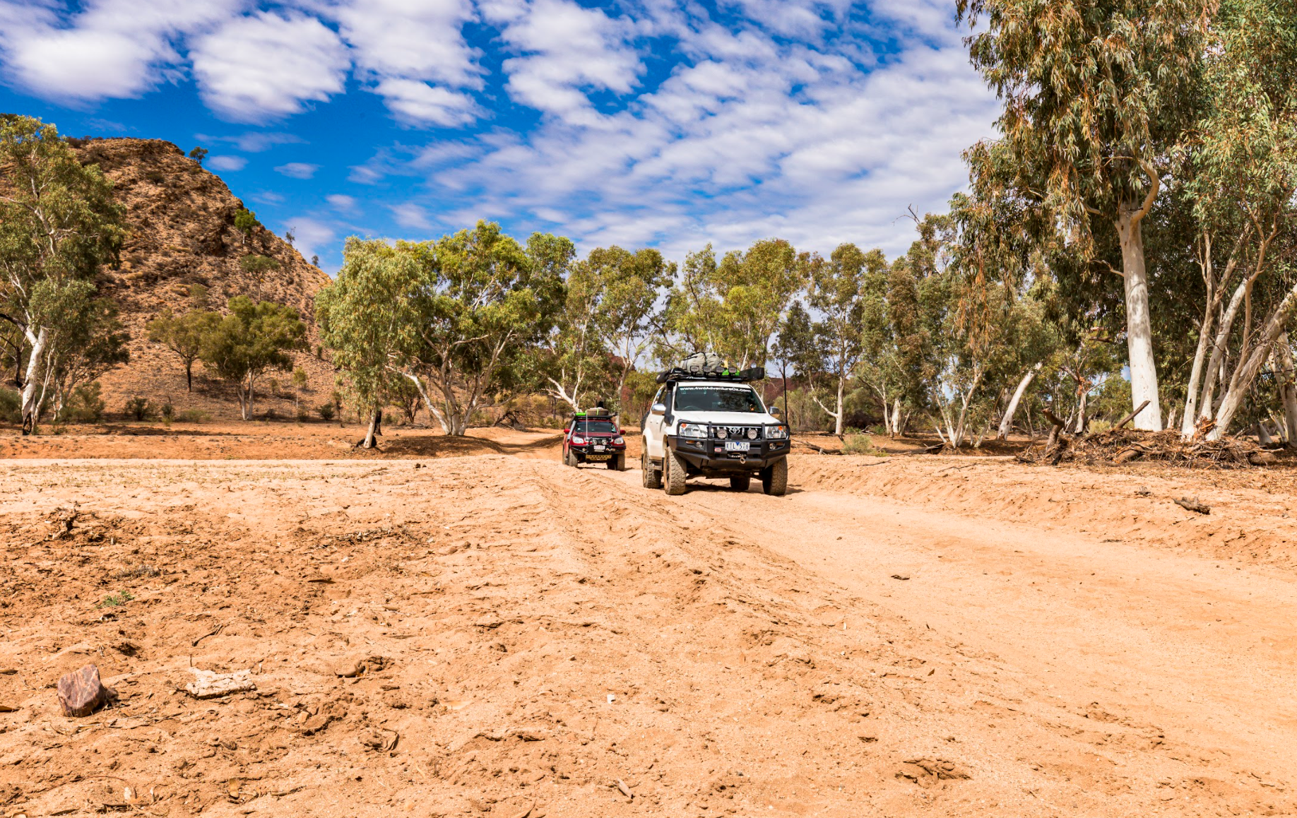 Central Australia has some great remote driving.