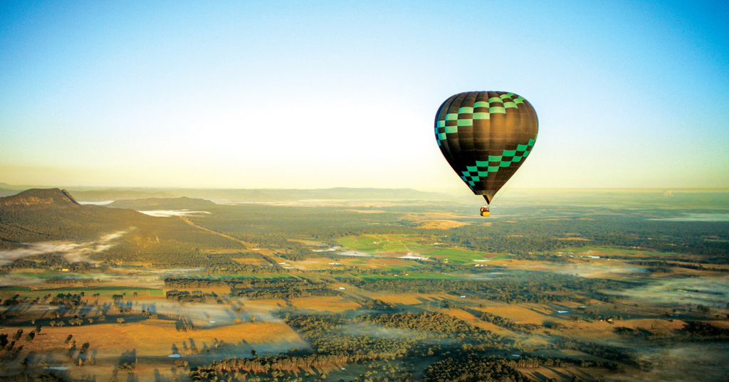 20. Hot air balloon over the Hunter Valley region - credit Eluminate Media_ Destination NSW