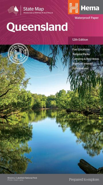 Queensland State Map (12th Edition) Hema Maps