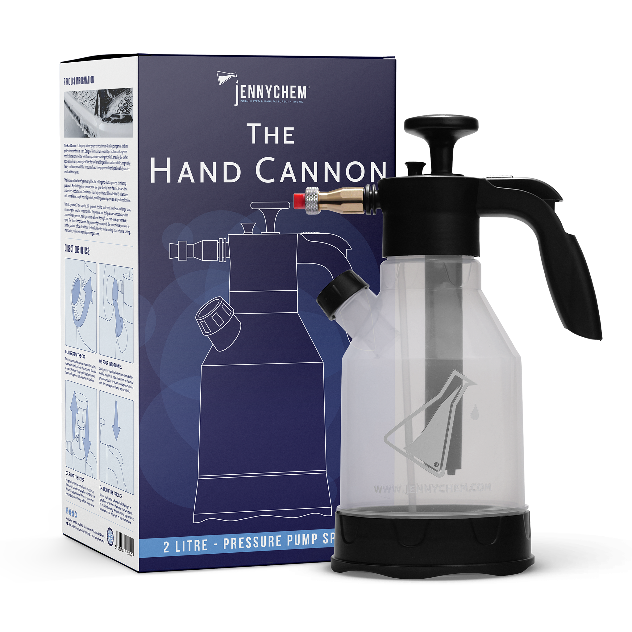 The Hand Cannon 2 Litre Pump Sprayer - JENNYCHEM