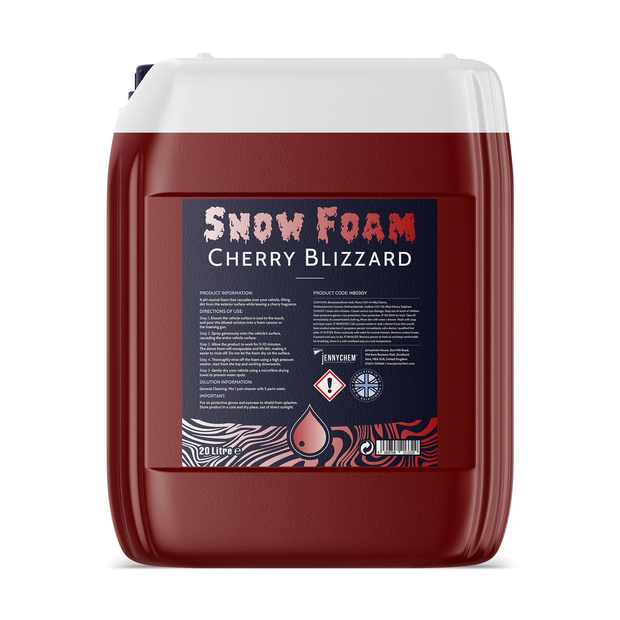 Snow Foam Cherry Blizzard 20 Litre - JENNYCHEM