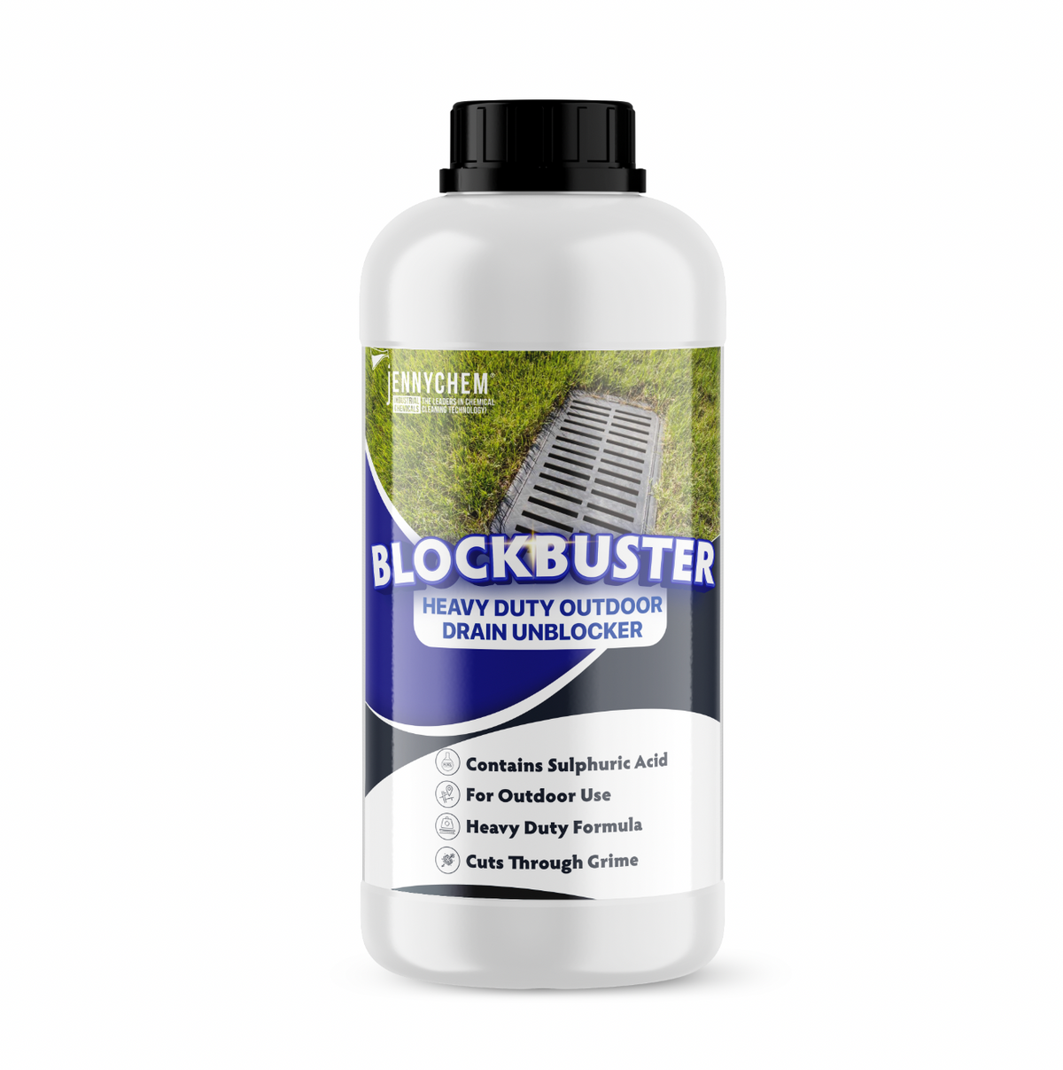 Blockbuster Drain Cleaner - Industrial Chemicals — JENNYCHEM