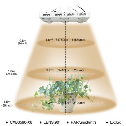Light Distance From Plants Chart