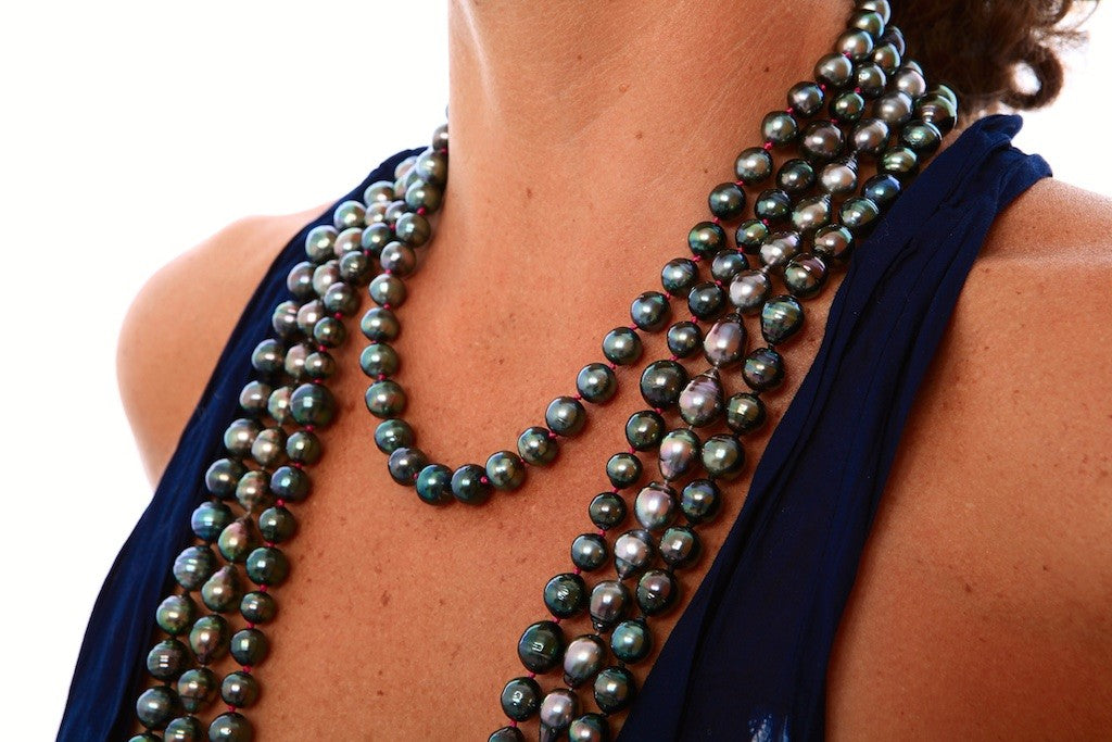 Tahitian pearls on Tatiana pro shot October 2015 2958