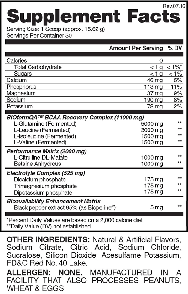 Premium Amino Acid Accelerator with Vegan Fermented Plant Based BCAA