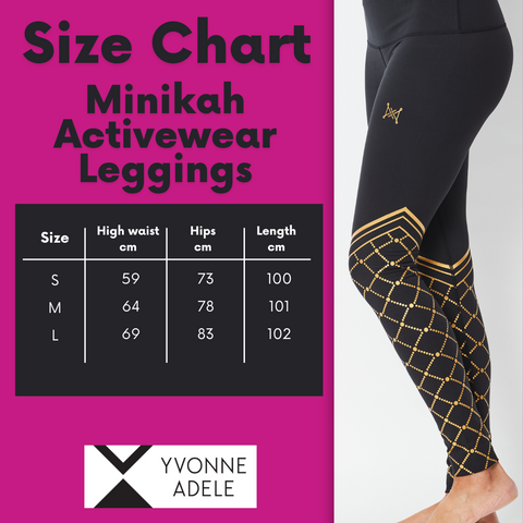 Size chart - leggings