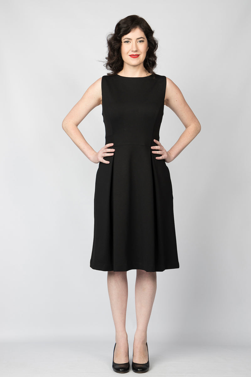 fit flare dress with pockets