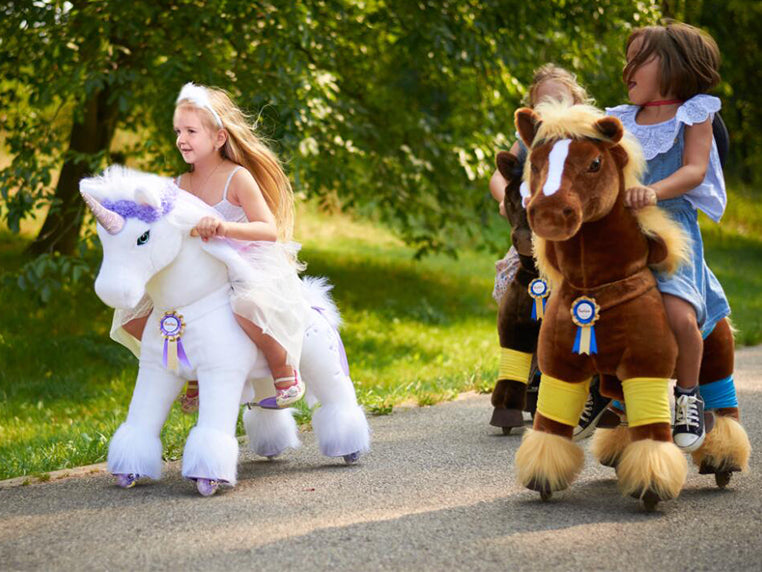 PonyCycle -the unique ourdoor kids horse toy. If you could organize a horse race with the neighbor's children, how fun it would be!