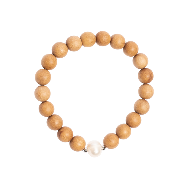 AMANDA - SILVER 20 Bead Indian Sandalwood Mala Bracelet – Heartwood  Natural Harmony