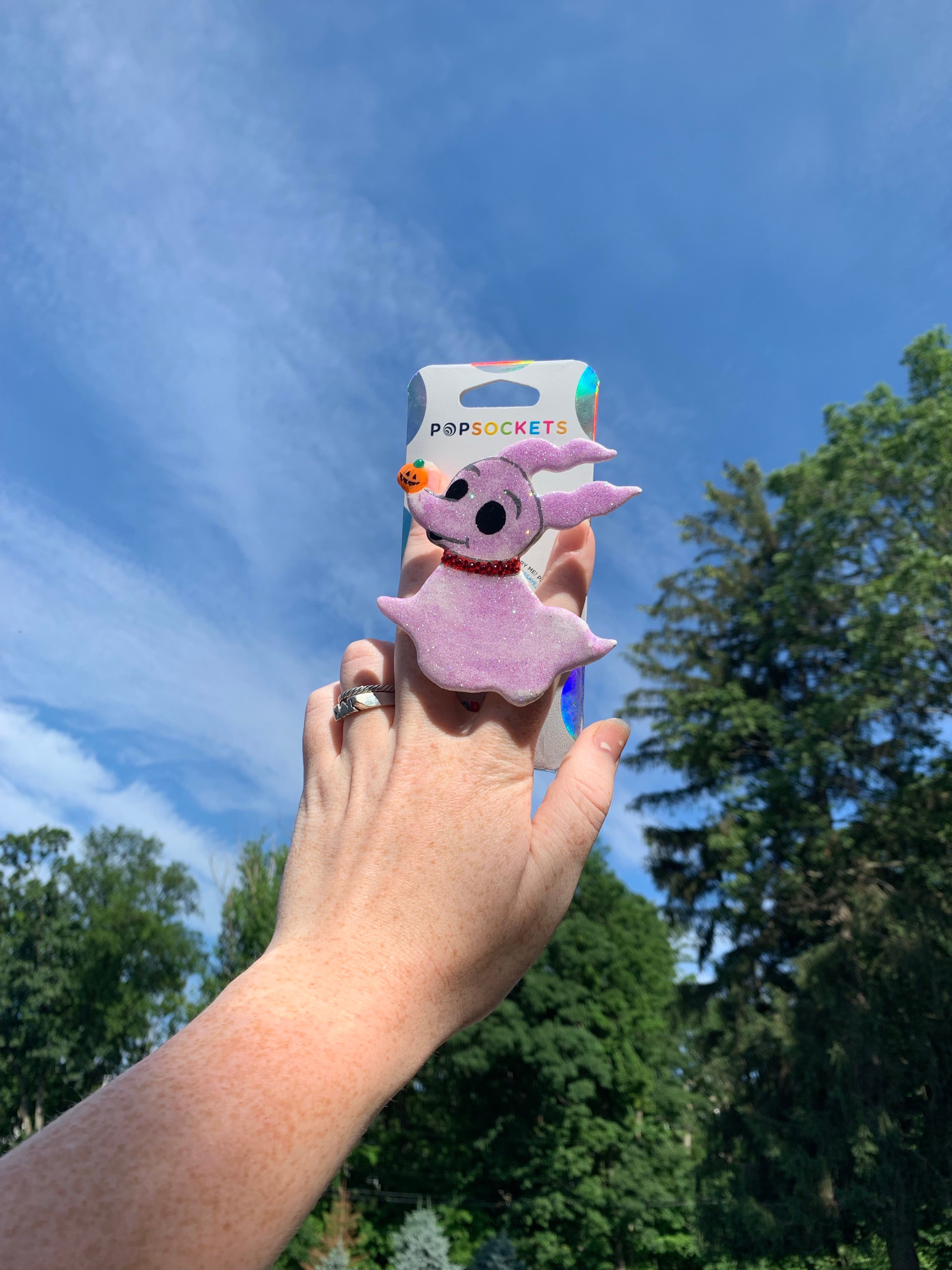 UV Glitter Zero Inspired “Pop" Cell Phone Grip/ Stand