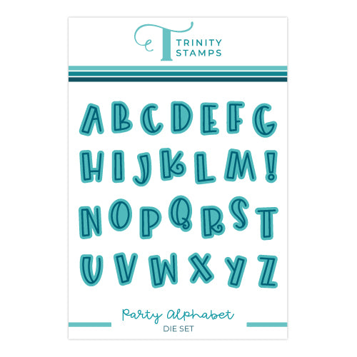 Trinity Stamps Party Alphabet Coordinating Dies
