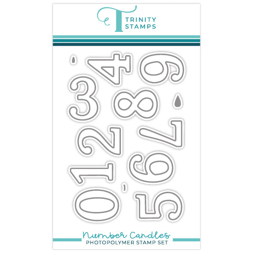 Trinity Stamps Number Candles Stamp Set