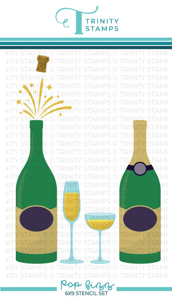 Gemini Clear Stamp & Outline Die Set Cheers to You Drink Happy Beer Day | Set of 7