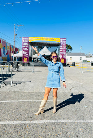 Love Like Crazy Denim Dress - Gossip Clothing Boutique