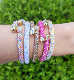 Glitter Adjustable Bracelets - Gossip Clothing Boutique
