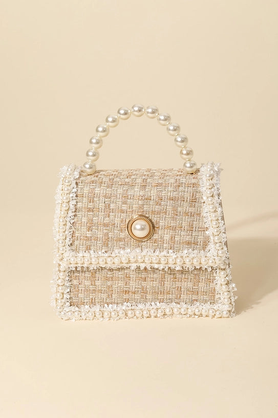 Pearly Studded Handbag