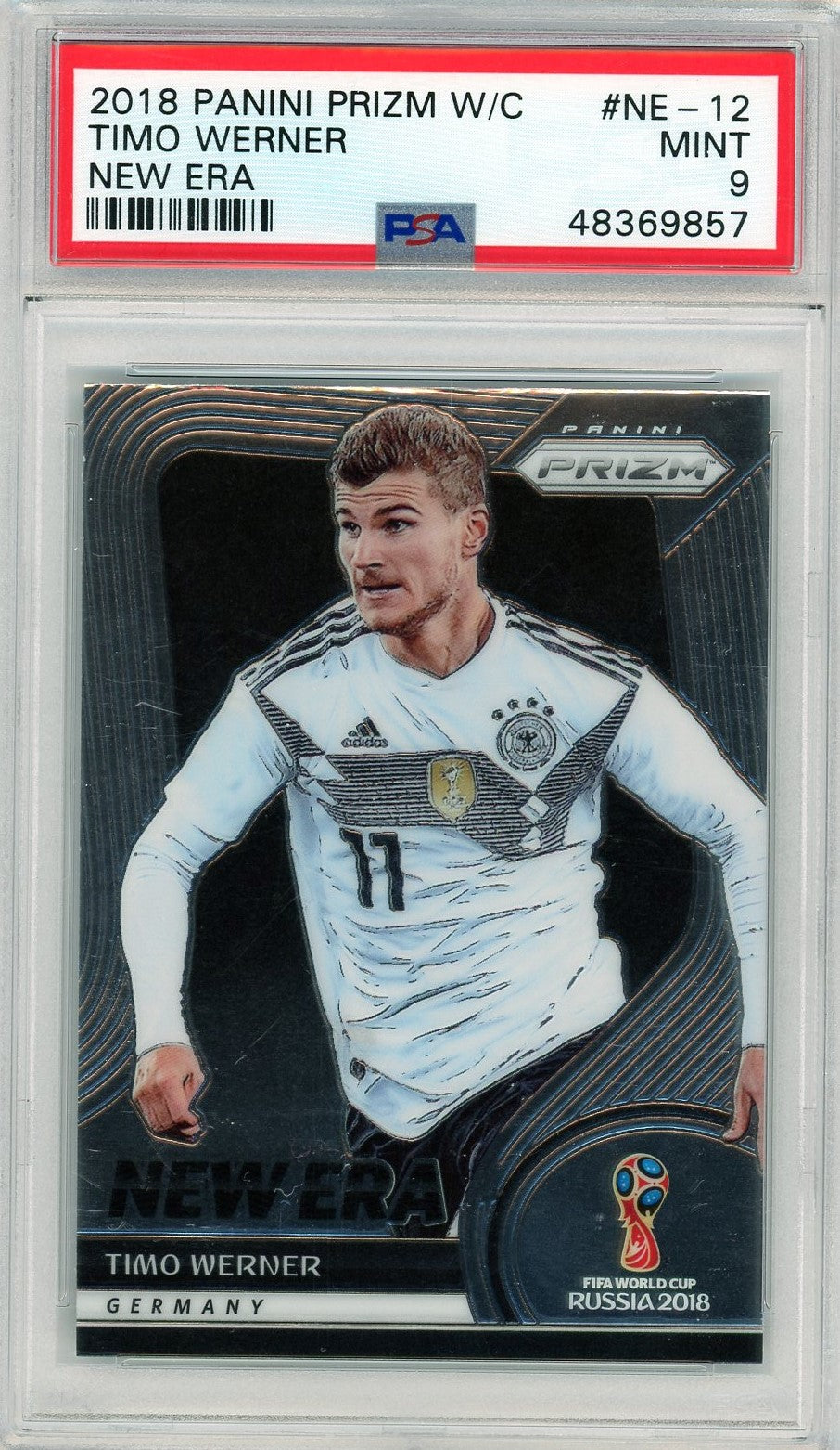 PSA 8 Neymar Junior // 2014 Panini world cup stickers