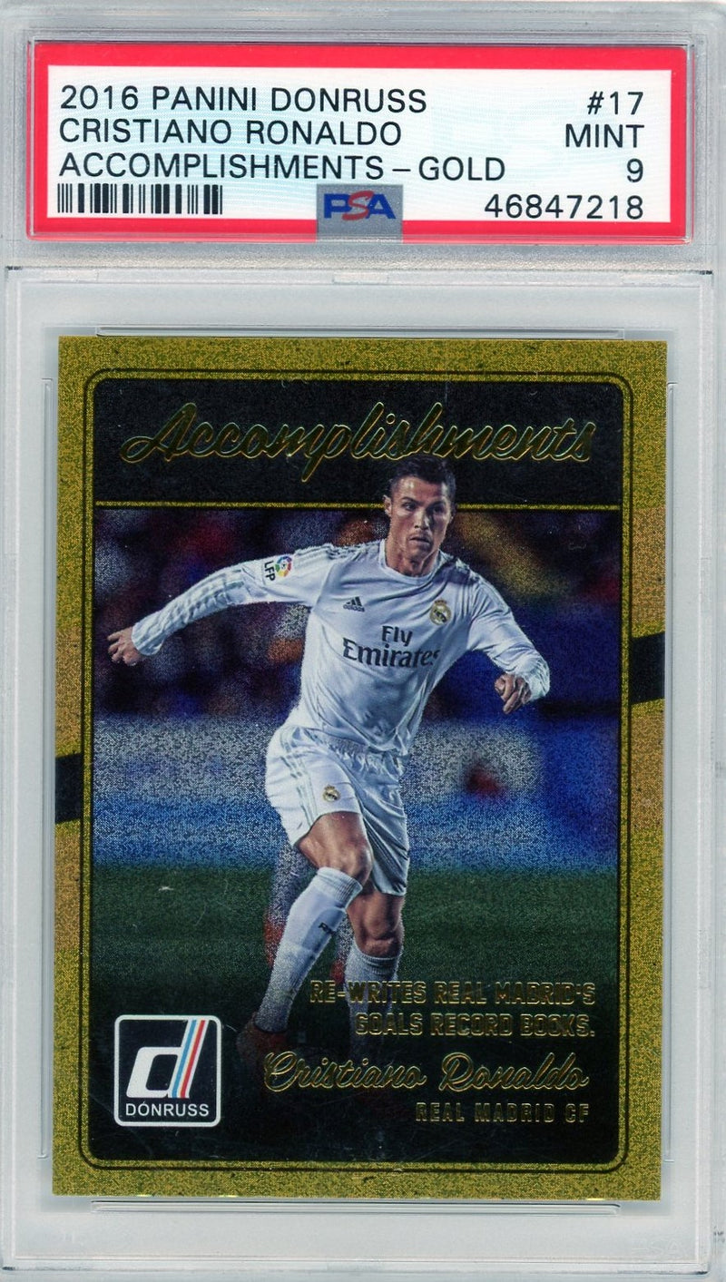 お買得限定品☆夏売れ筋 2015 Select Cristiano Ronaldo Blue PSA9