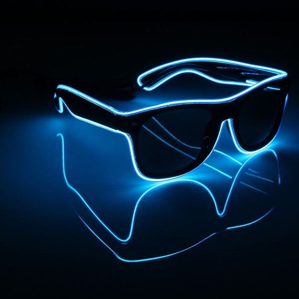 PARACOSMIC Light Up Sunglasses - Blue