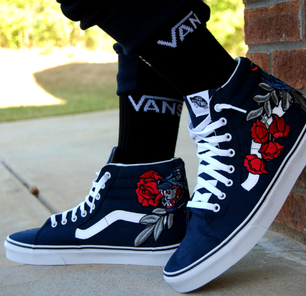 rose wolf vans