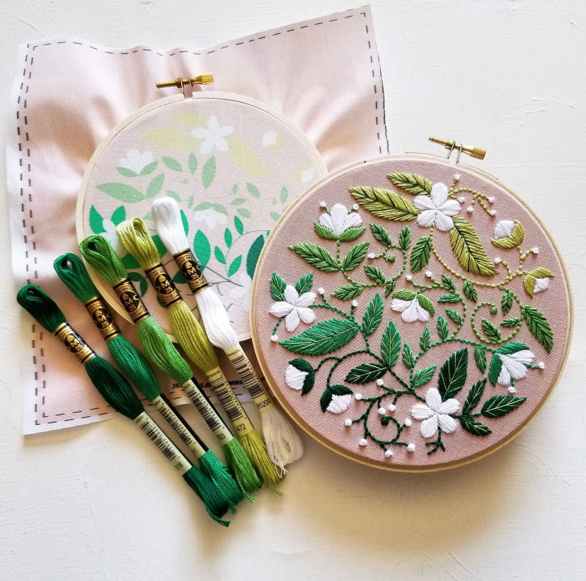Blissful Blooms Beginner Embroidery Kit