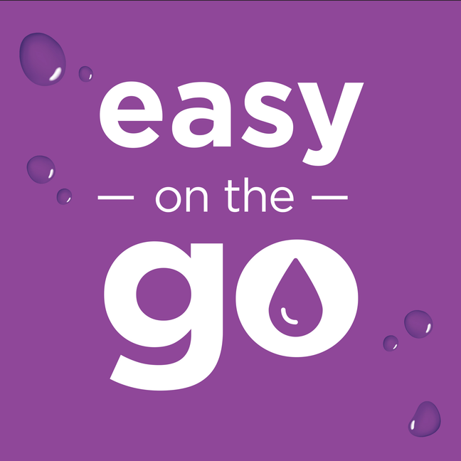 Poster image that says easy on the go