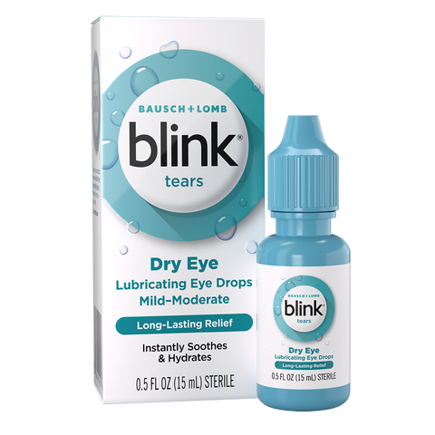 Blink® Tears Lubricating Eye Drops package