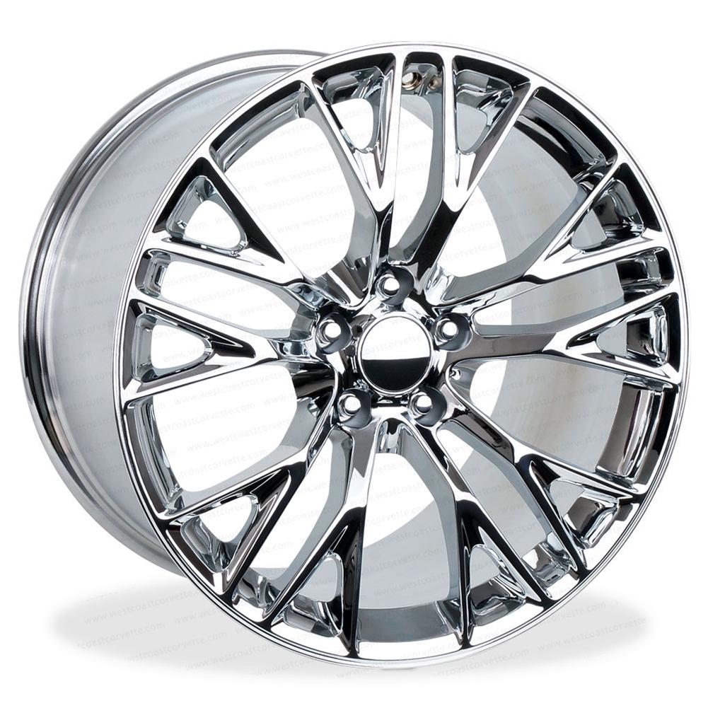 C7 Corvette Z06 Style Reproduction Wheels (Set) Chrome On Sale