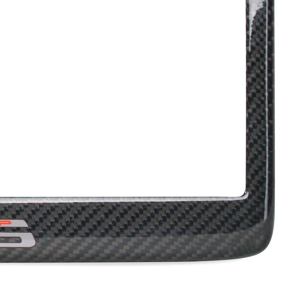 Corvette Logo License Plate Frame Carbon Fiber C6 Z06 2006 2013