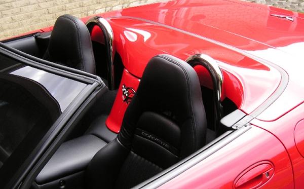 Corvette Seat Back Hoops Set Chrome 1997 2004 C5 And Z06