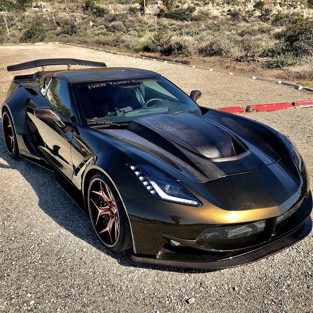 Corvette Xik Hood Carbon Fiber Ivan Tampi Customs C7 Stingray Z51