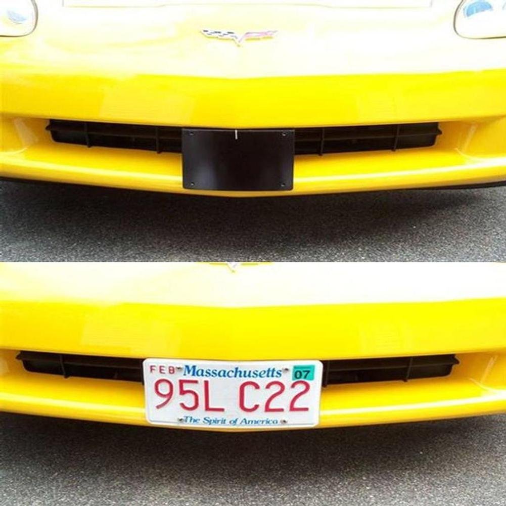 2011 corvette front license plate bracket