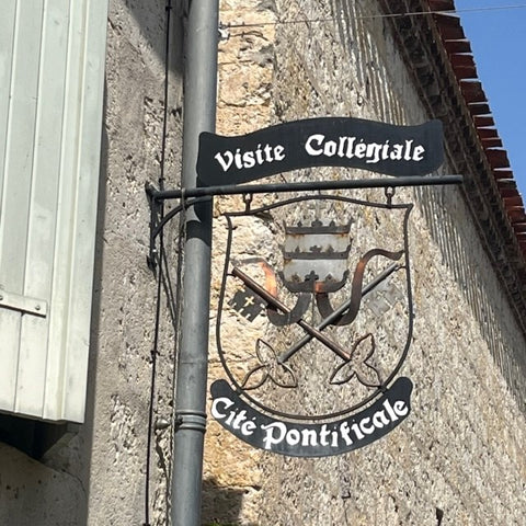 Collegiale of St Peter Sign featuring Cross Keys