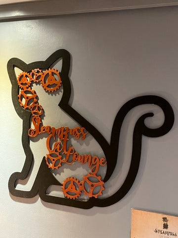 Steampuss Cat Lounge Wall Art