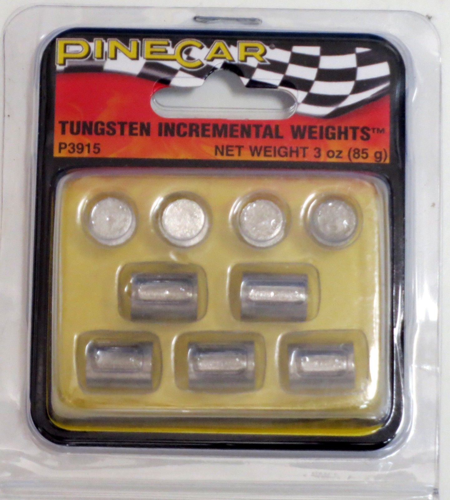 Pinecar Tungsten Incremental Plate Weights 3 oz