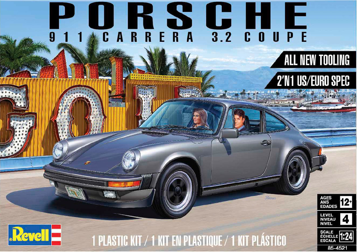 Revell 1/24 Porsche 911 Carrera  Coupe 85-4521 – Burbank's House of  Hobbies