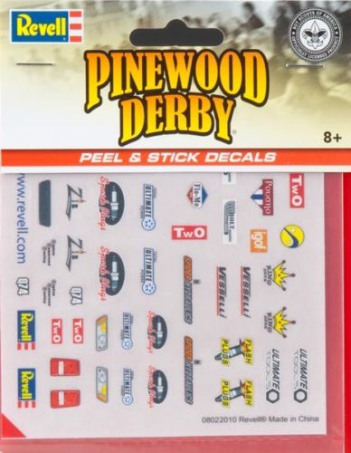 Pinewood Derby Decals