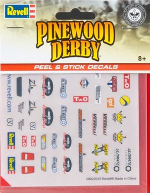 Pinewood Derby Red Pinstripes Decal