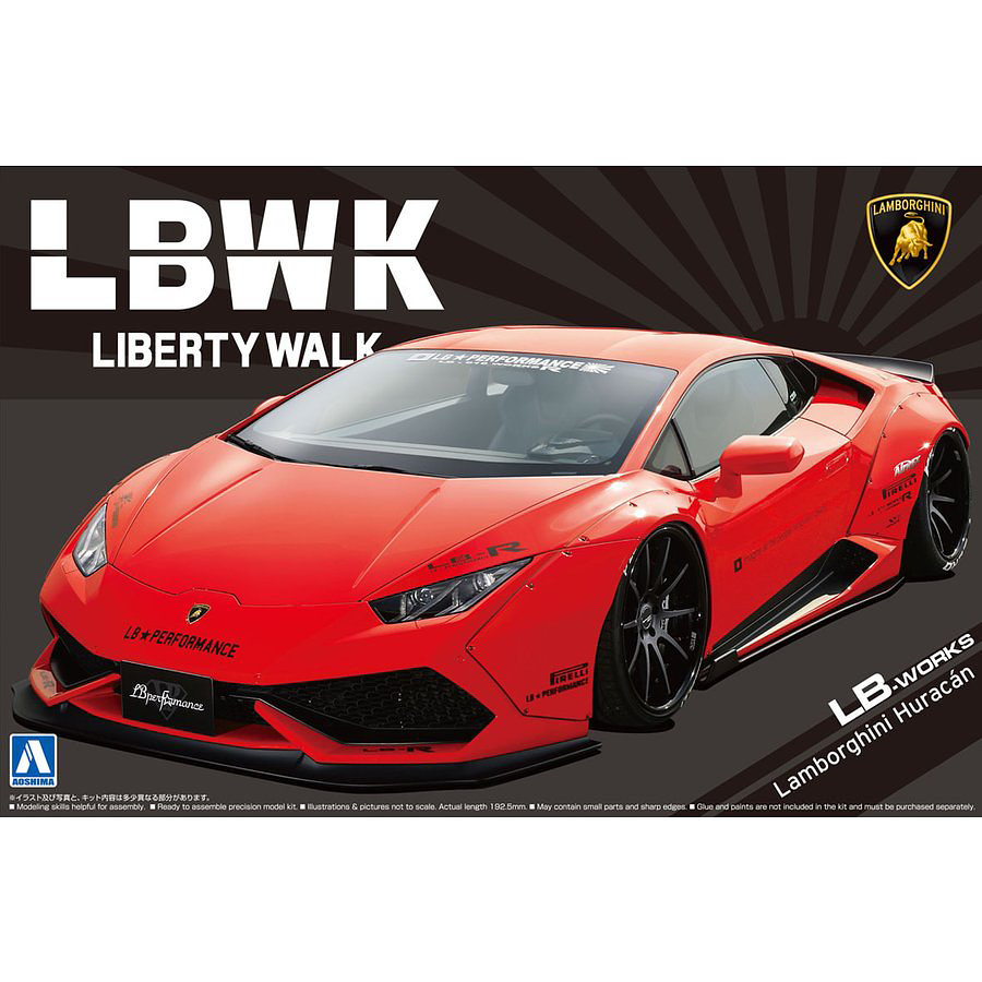 Aoshima 1/24 LB Works Lamborghini Huracan Ver. 1 05988 SALE