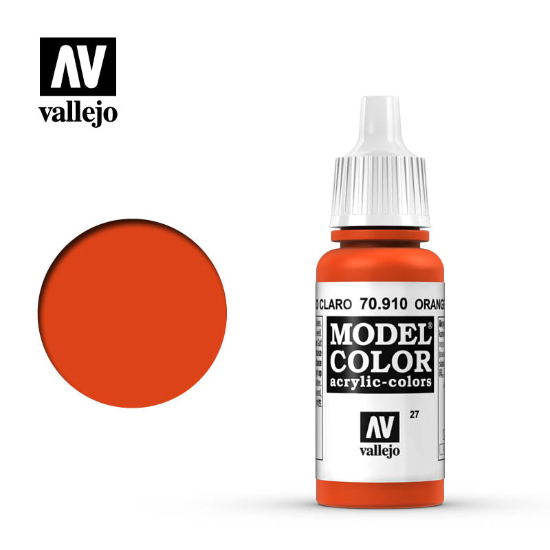 Vallejo Color (027) Orange Red 17ml – Burbank's House of Hobbies