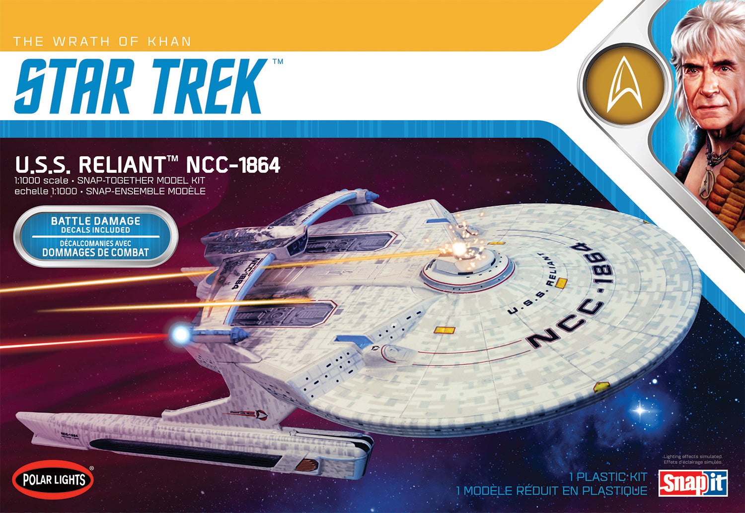 STAR TREK U.S.S.RELIANT モデルキット 絶版 アートル 公式 14280円