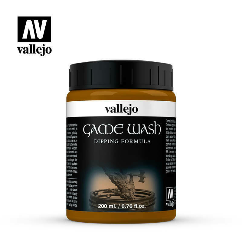 Vallejo Wash 73.301 Dipping Formula Black 200ml