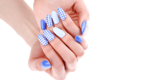 nail art bleu