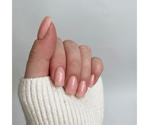 ongle nude effet naturel