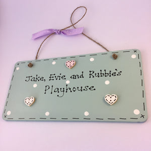 play house sign