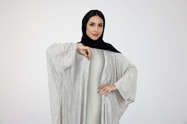 Ruba Abaya - Cream - YALLA SHOP