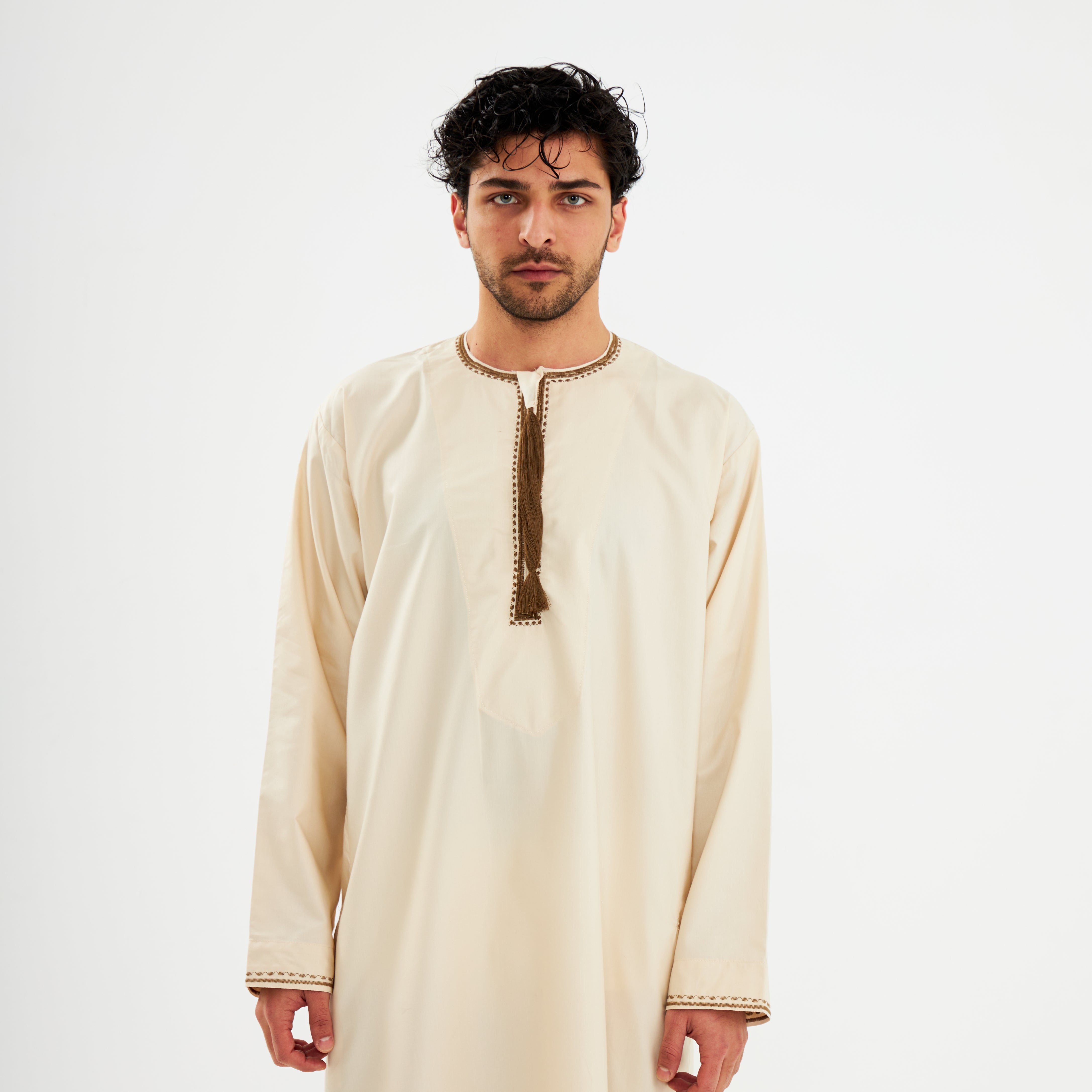 Omani Brown Kandora - Mens – YALLAKIDS