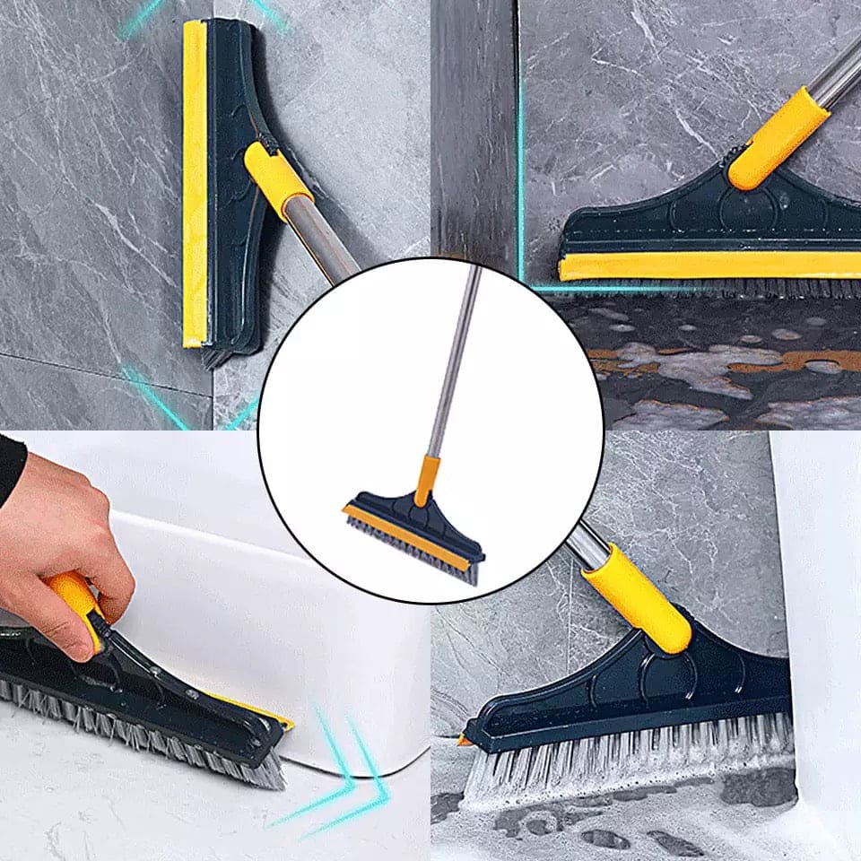 Amazing 2 In 1 Floor Scrub Brush, Long Handle Removable Wiper Magic Br –  Eveen - Delivering the Best for Less!